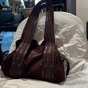 Chic Maroon Shoulder Bag for Women